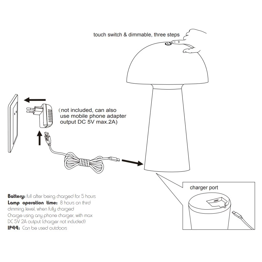 Boleto Fantasia LED Tafellamp - Afbeelding 4