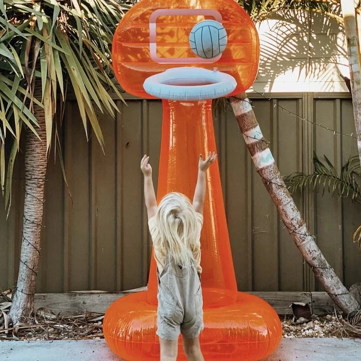 Mega Opblaasbaar Basketbal Set - Afbeelding 4