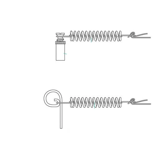 RVS Veren Bevestiging Winternet - Afbeelding 2