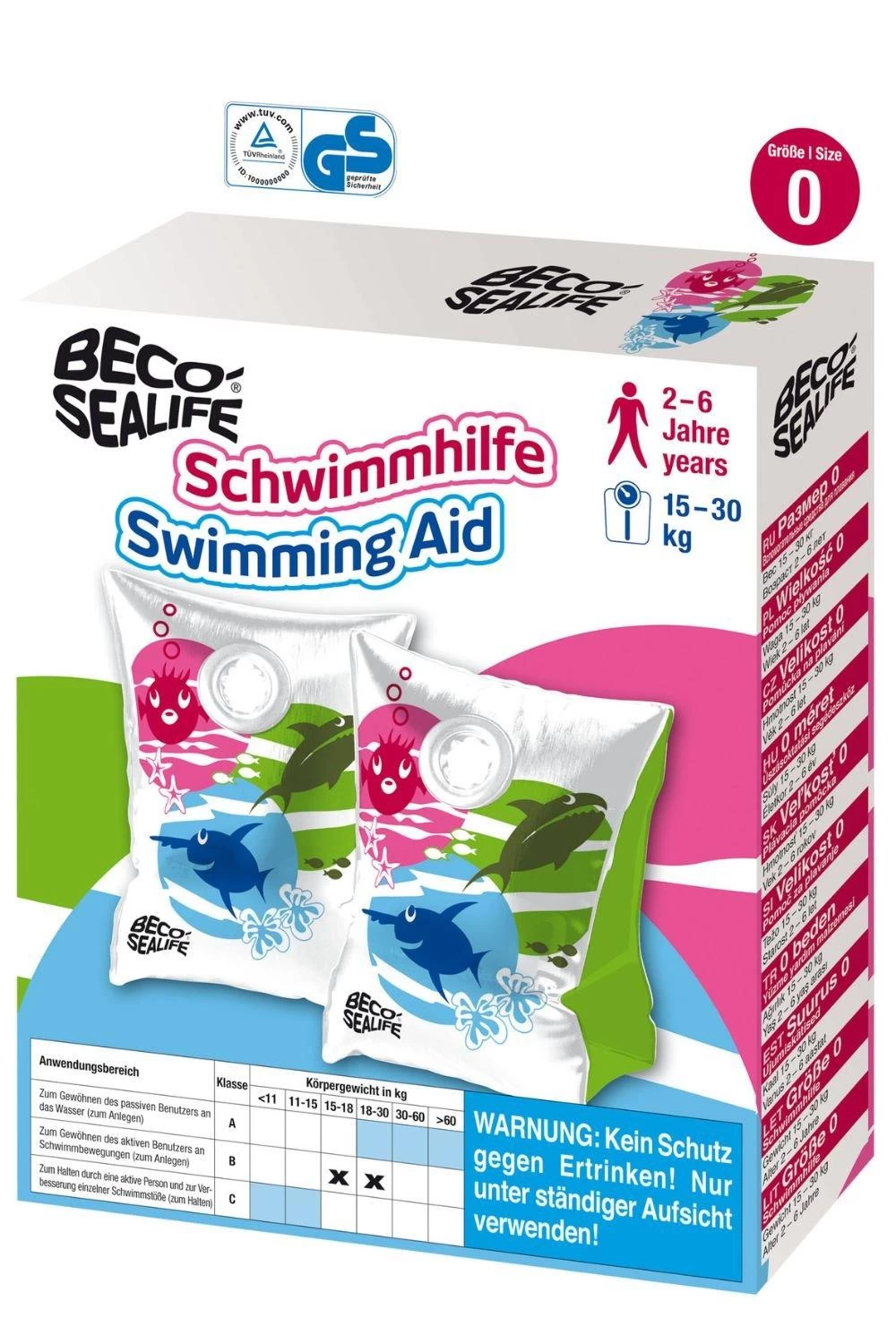 Sealife Beco Armbandjes Groen-roze-blauw - Afbeelding 2