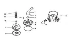 Hayward Onderdelen Meerwegkraan SP710 1 1/2" &SP715 2"