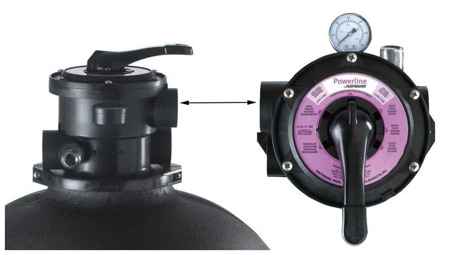 Zandfilter 10m³/h Sidemount - Afbeelding 2